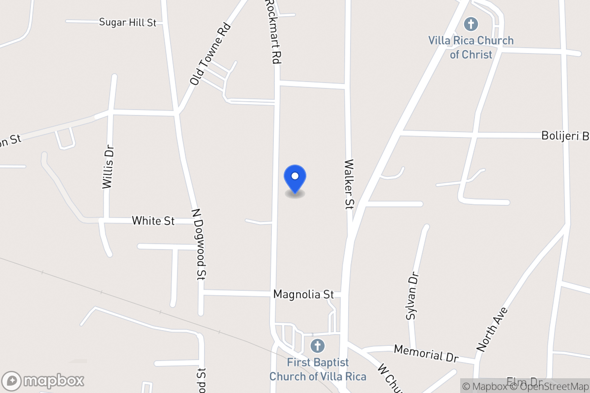 Map of 307 Rockmart Rd