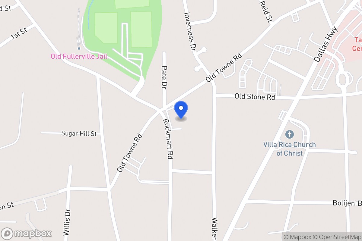 Map of 415 Rockmart Rd