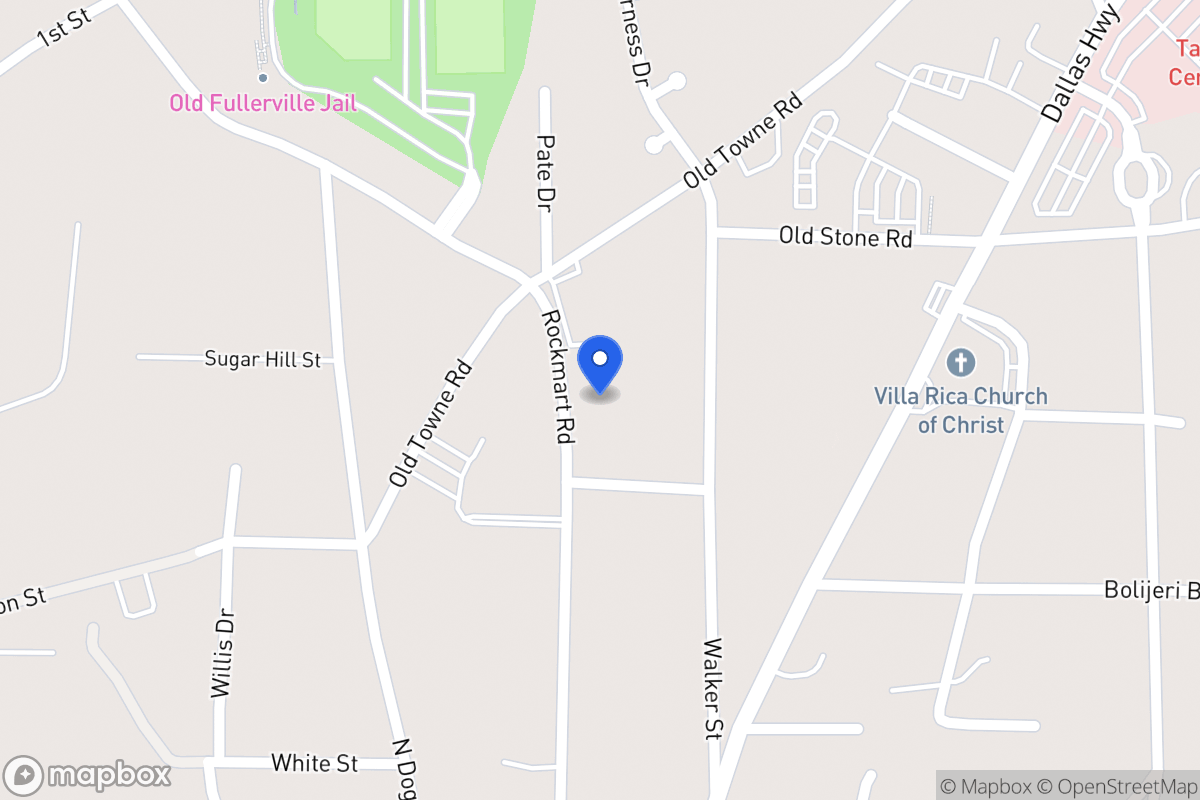 Map of 409 Rockmart Rd