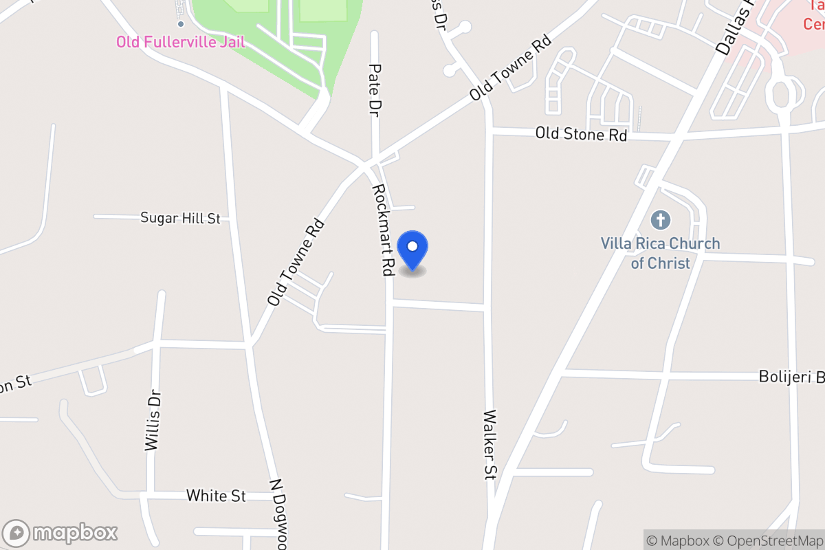 Map of 403 Rockmart Rd