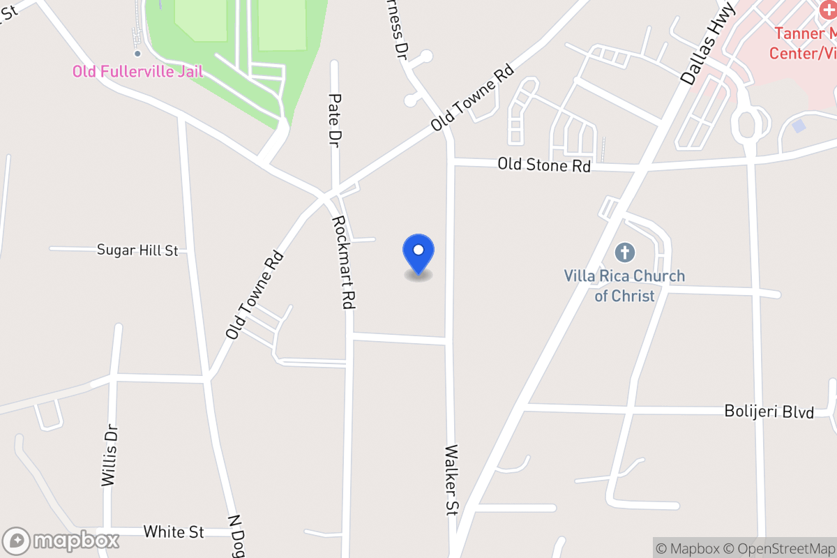 Map of 406 Walker St