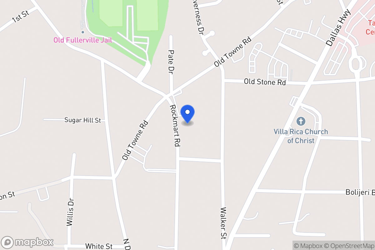 Map of 413 Rockmart Rd