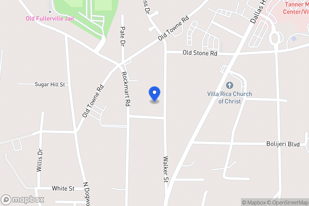 Map of 404 Walker St