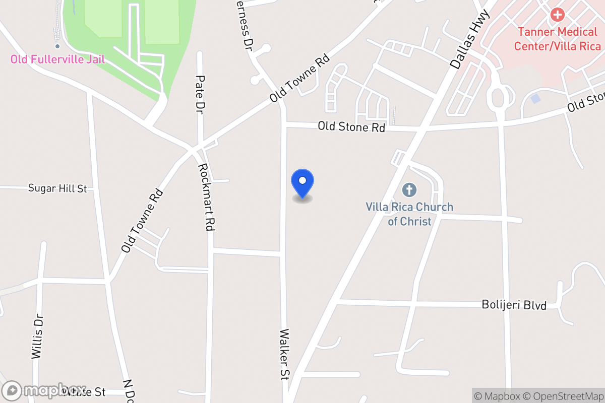 Map of 415 Walker St