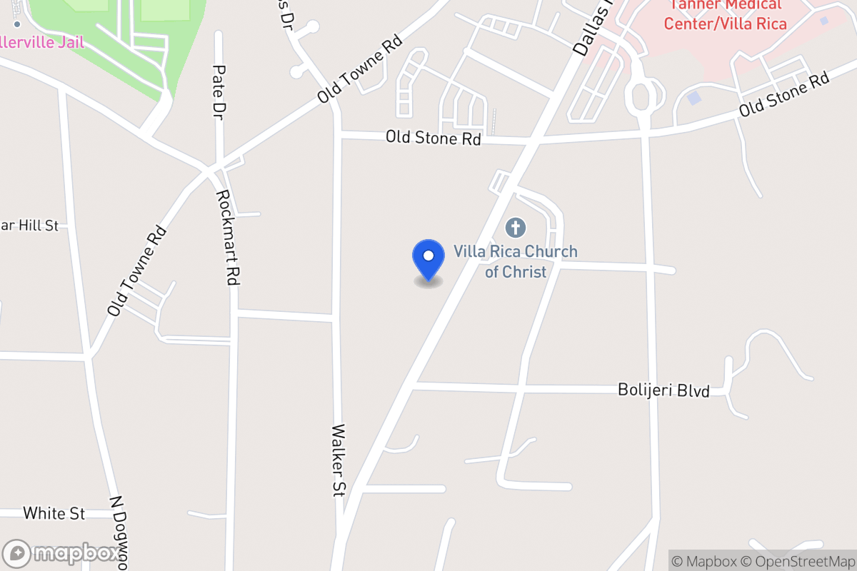 Map of 418 Dallas Hwy