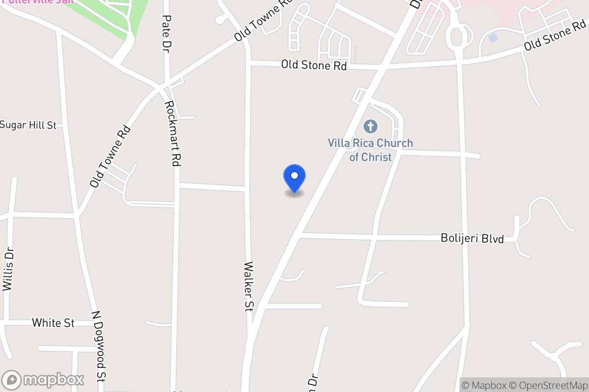 Map of 406 Dallas Hwy