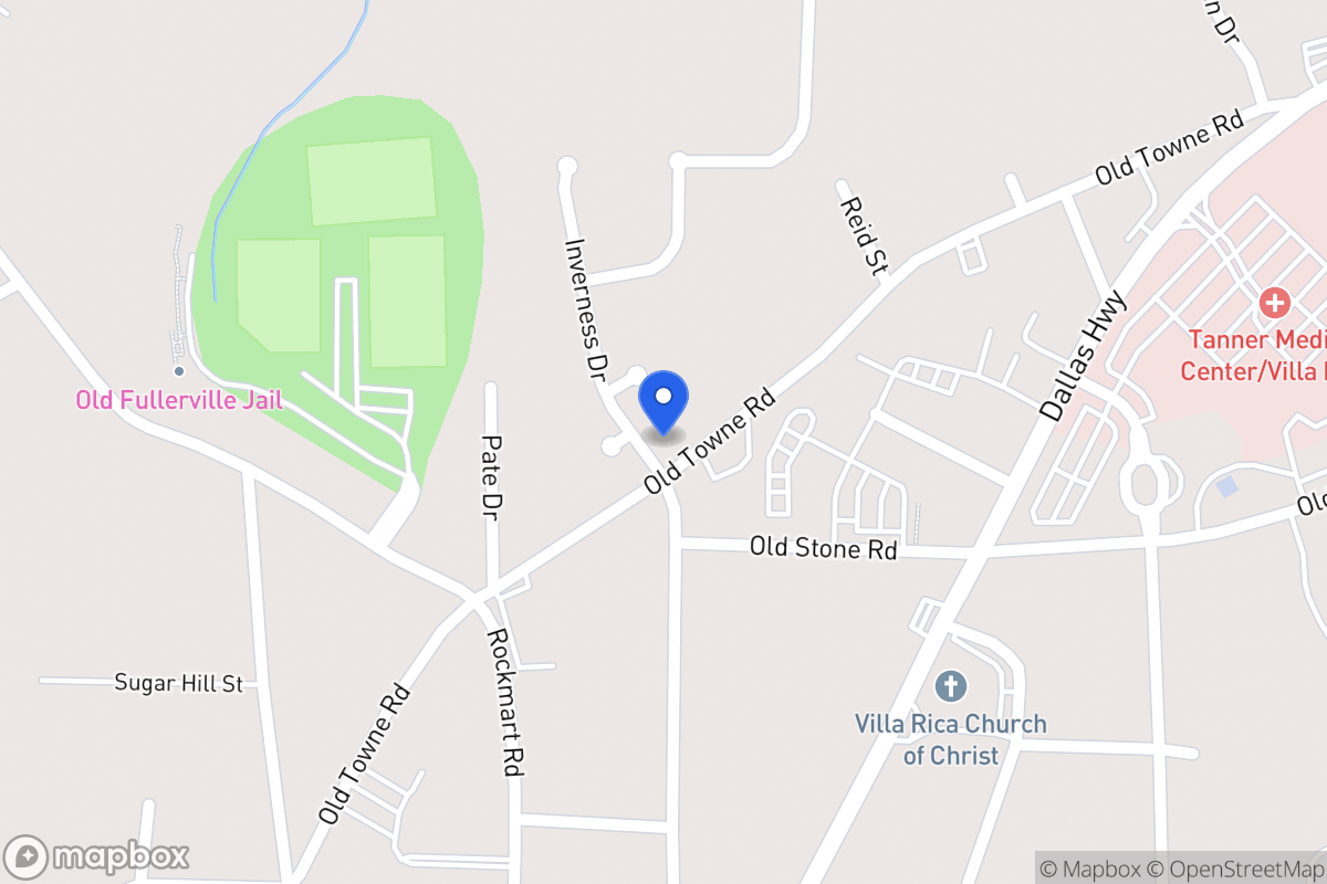 Map of 101 Inverness Dr