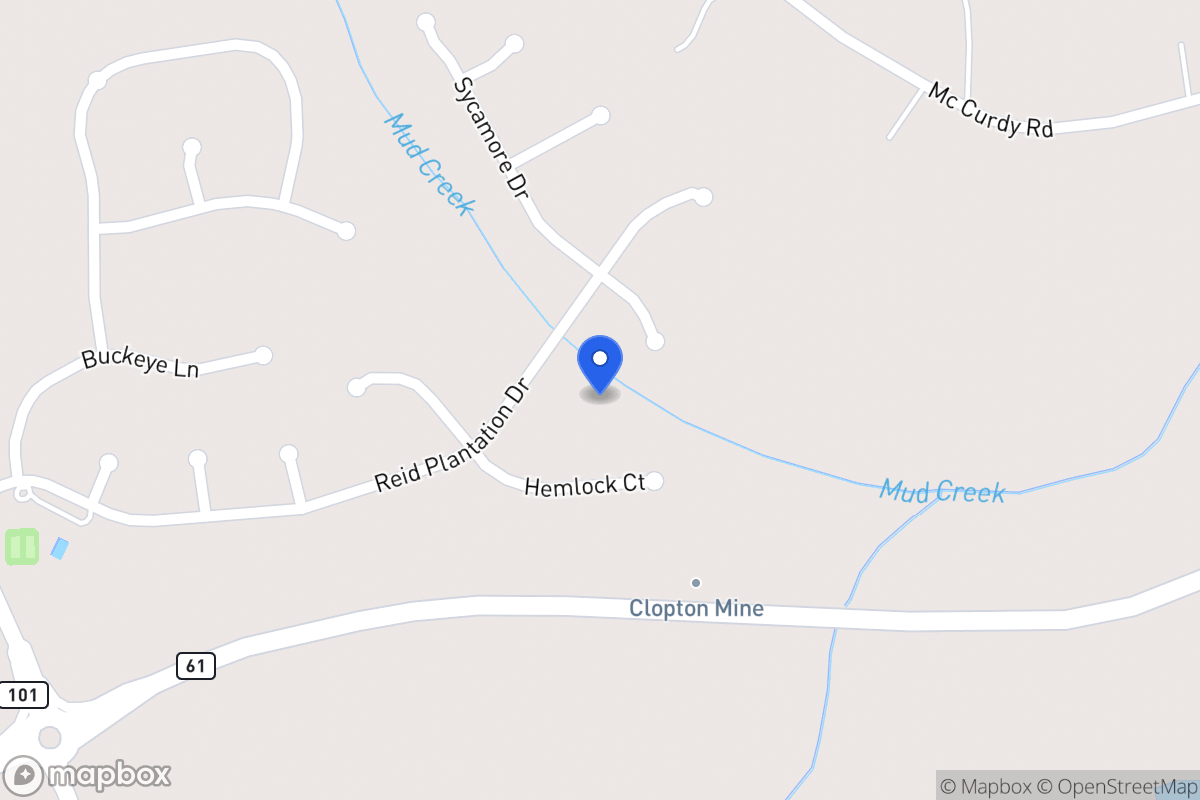 Map of Reid Plantation Dr