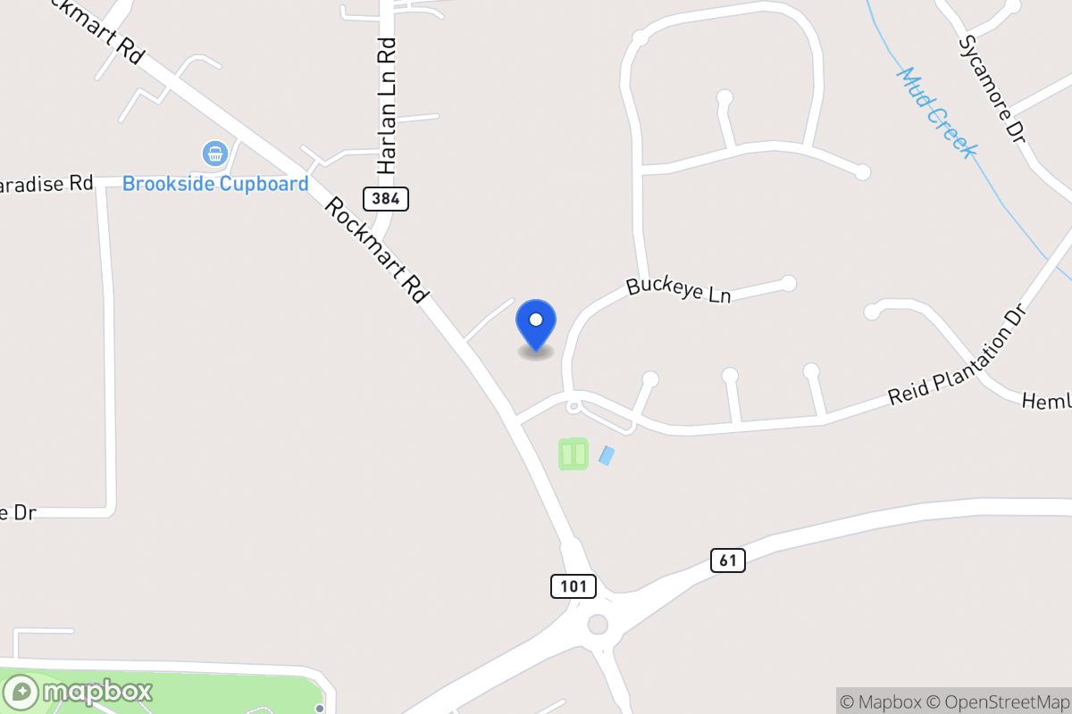 Map of 1002 Buckeye Ln