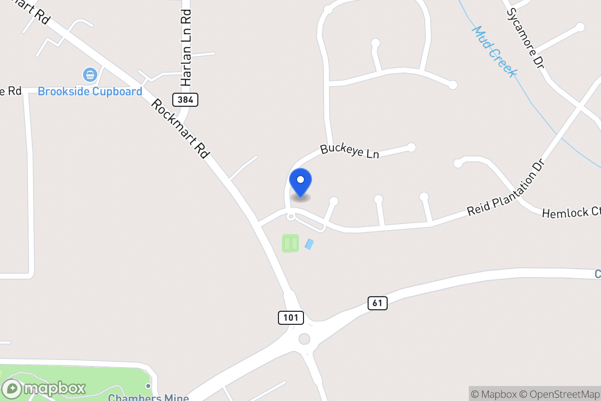 Map of 1001 Buckeye Ln