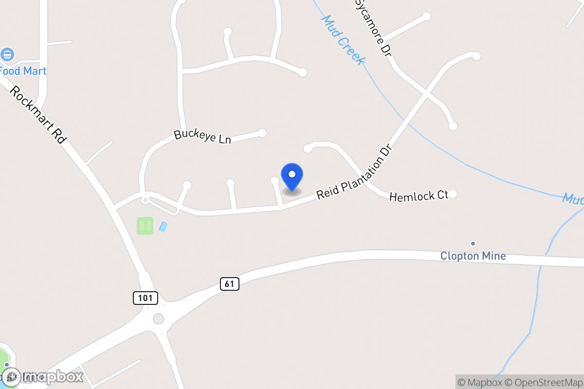 Map of 132 Reid Plantation Dr