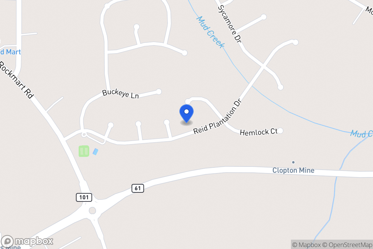Map of 136 Reid Plantation Dr