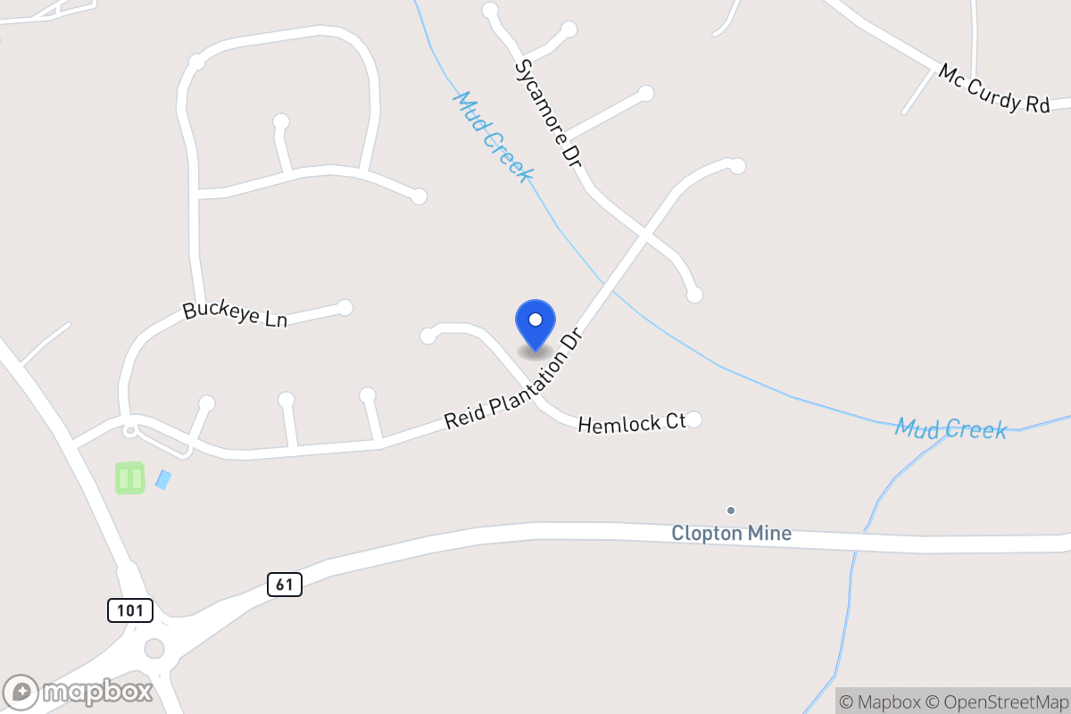 Map of 501 Barberry Dr