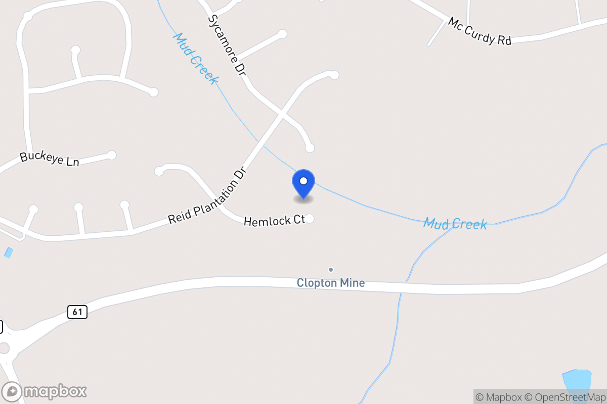 Map of 618 Hemlock Ct