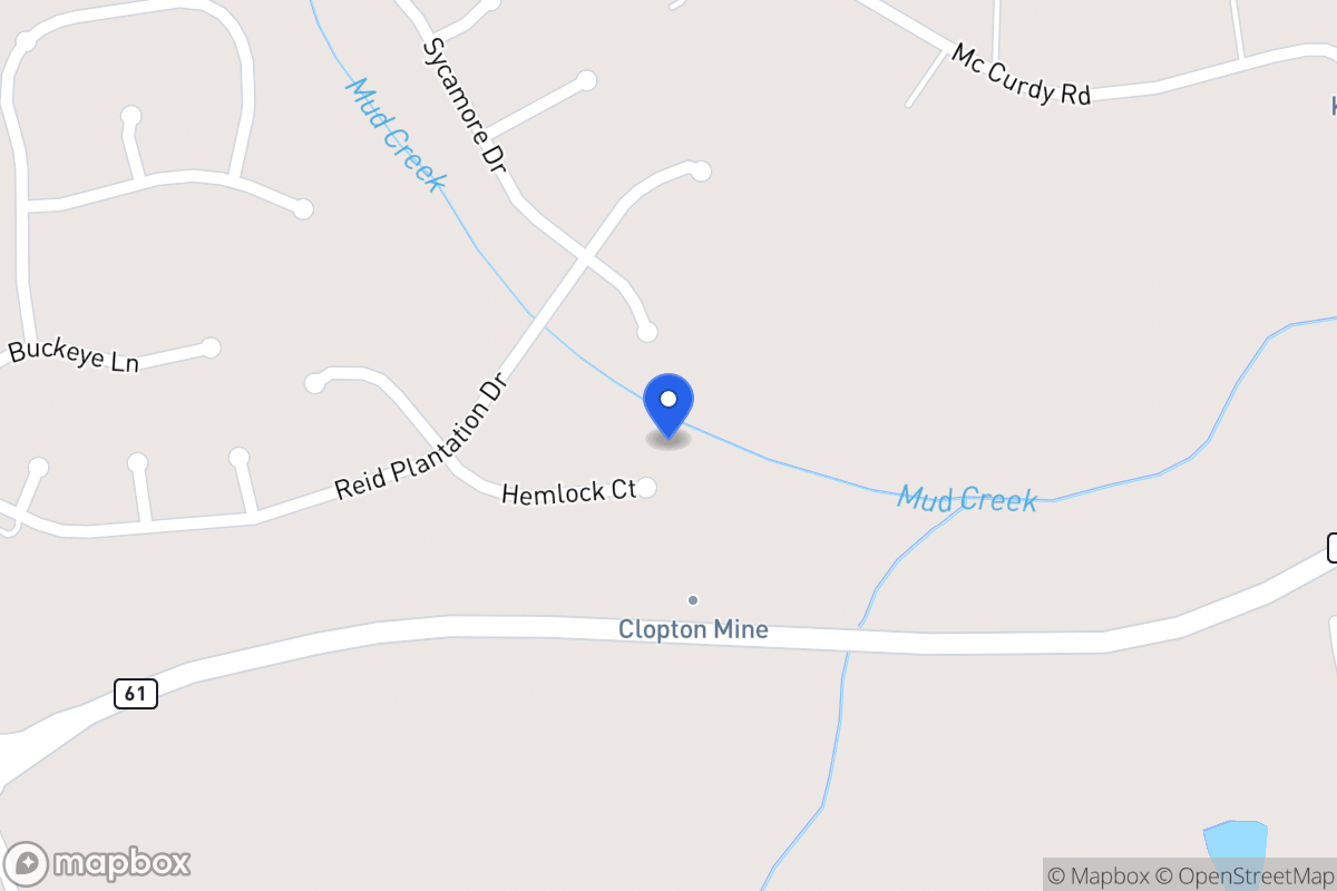 Map of 620 Hemlock Ct