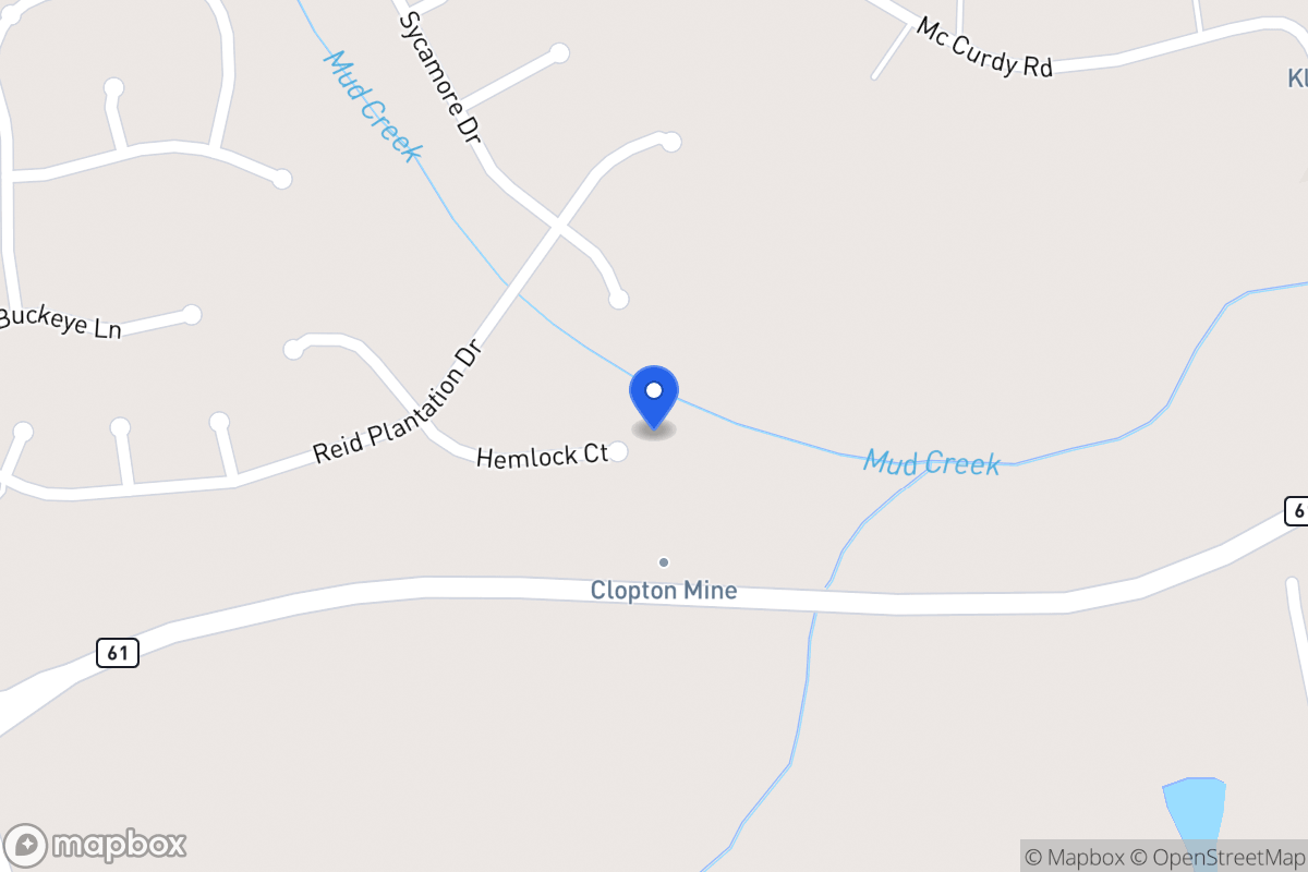Map of 622 Hemlock Ct