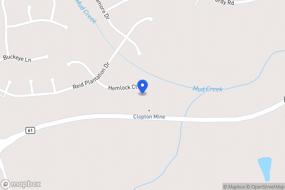 Map of 621 Hemlock Ct