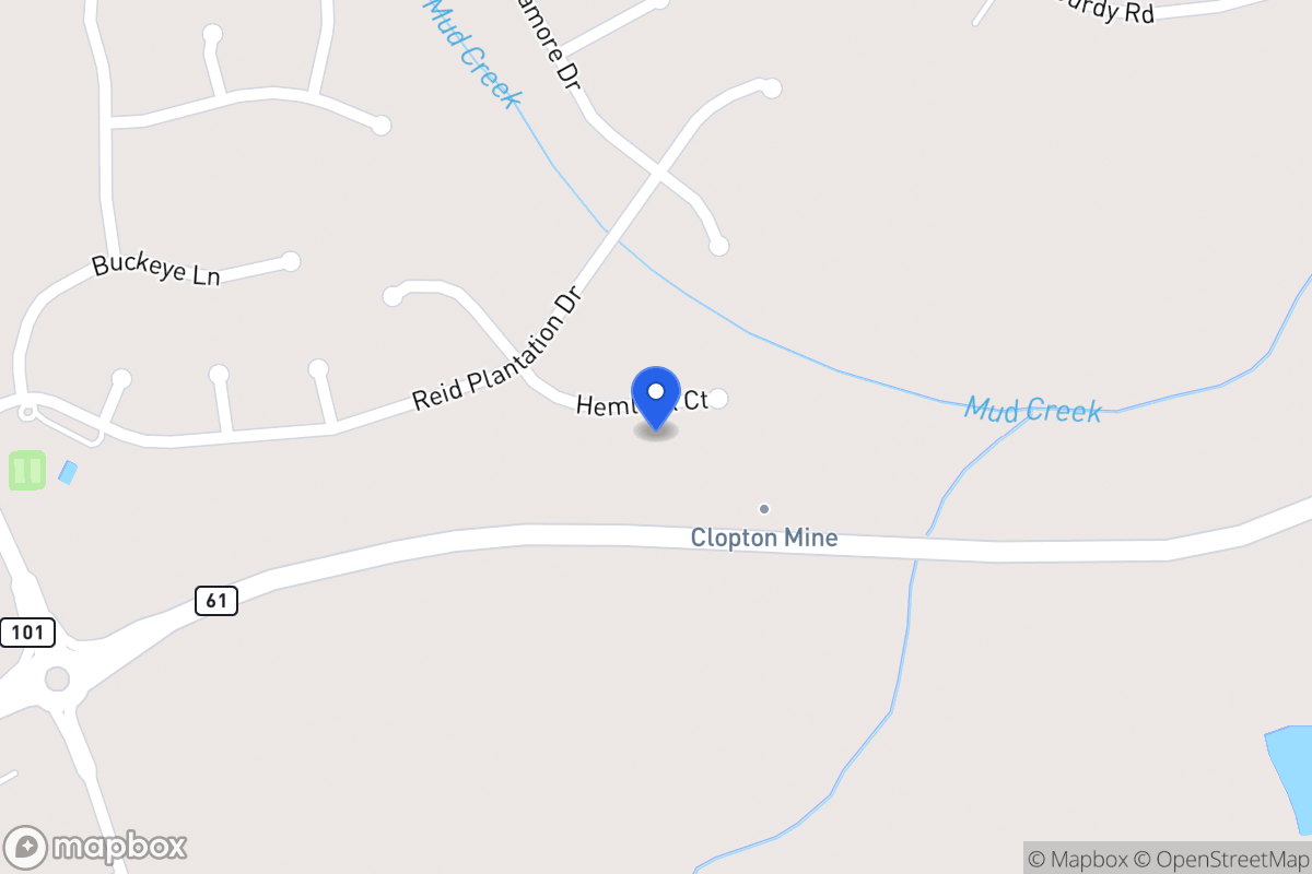 Map of 613 Hemlock Ct