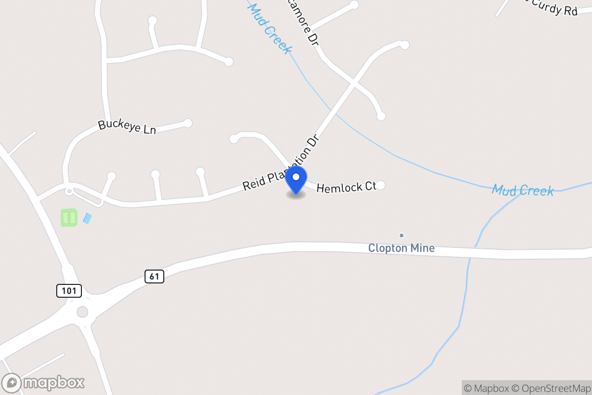 Map of 603 Hemlock Ct