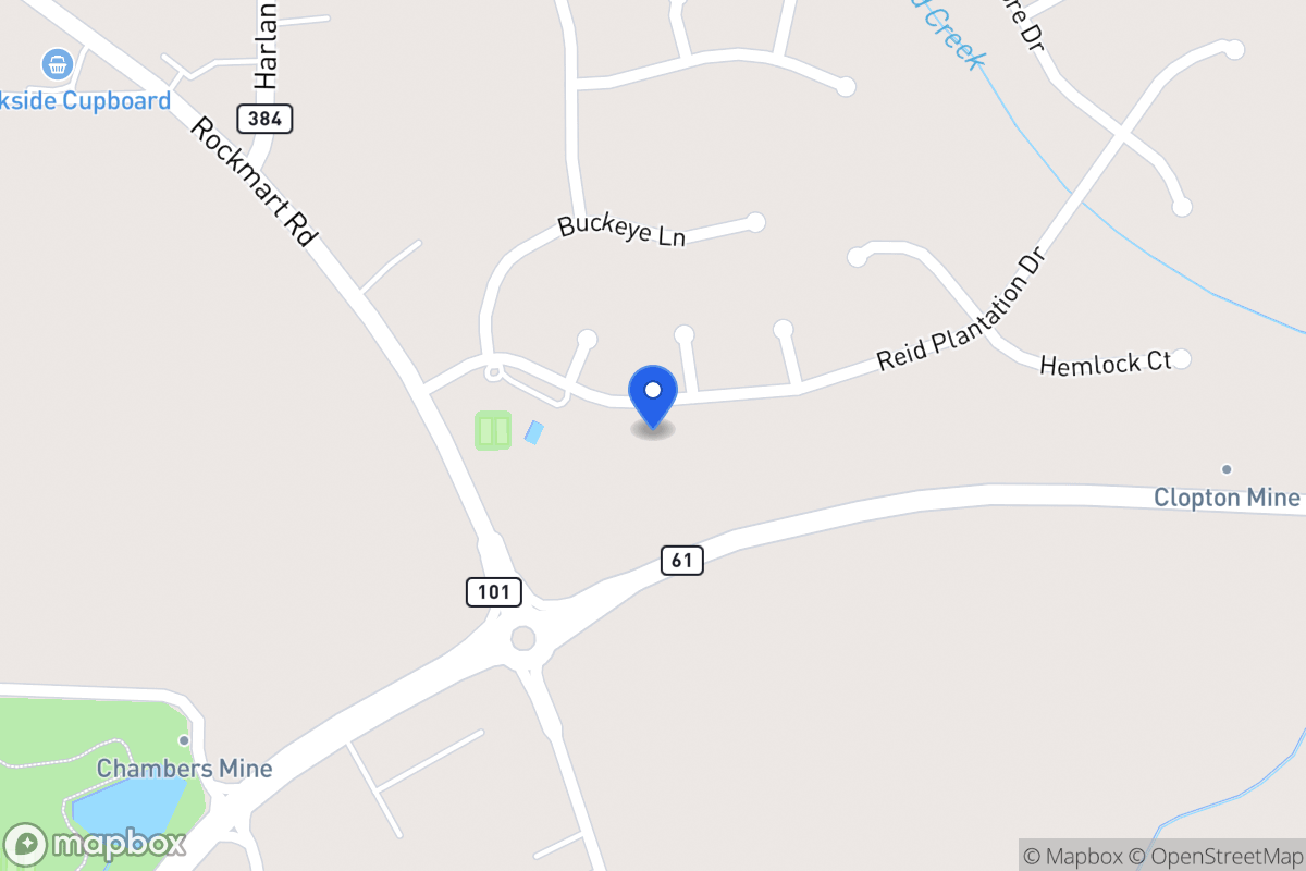 Map of 117 Reid Plantation Dr