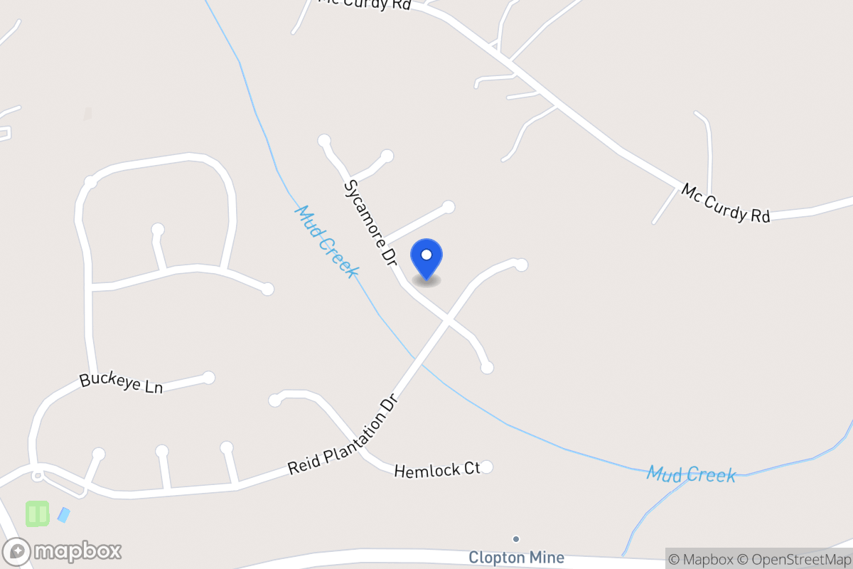 Map of 727 Sycamore Dr
