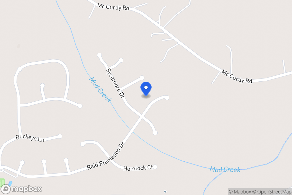 Map of 166 Reid Plantation Dr