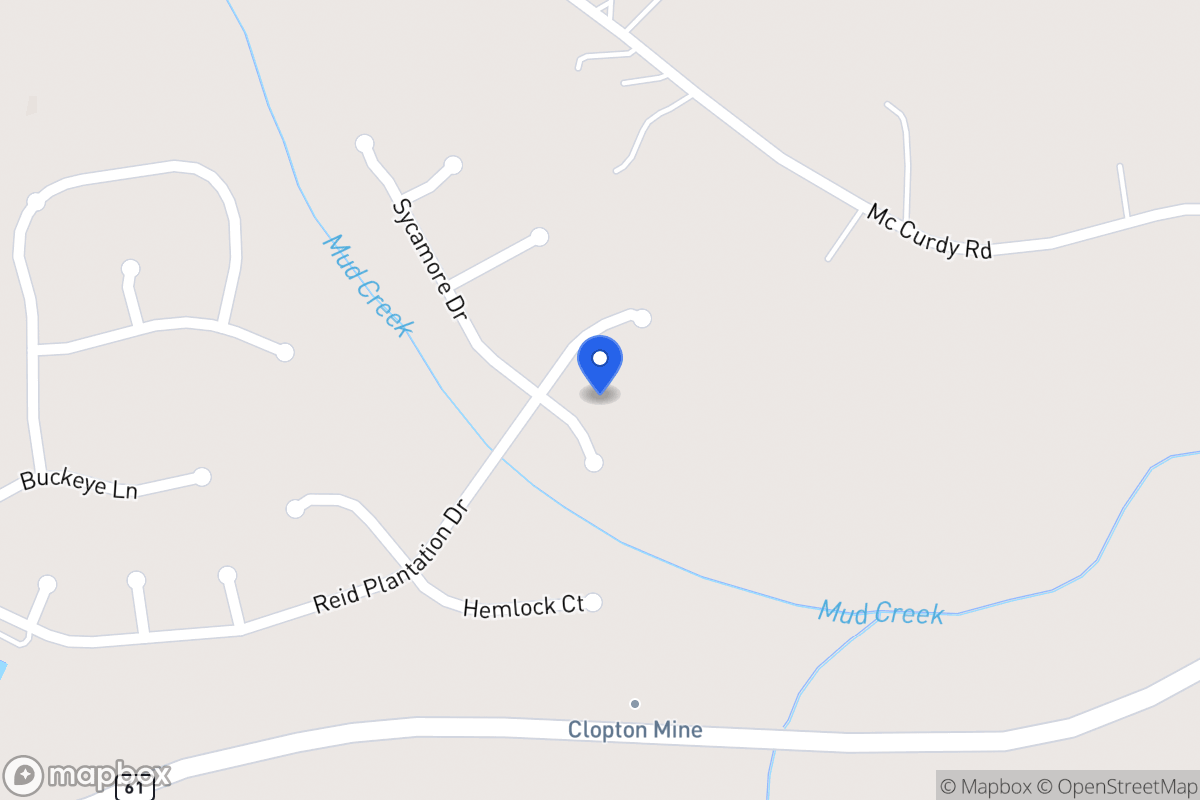 Map of 733 Sycamore Dr