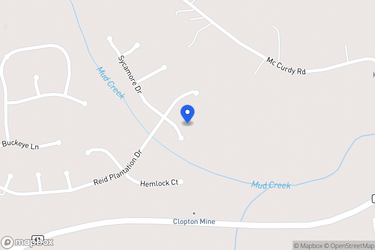Map of 735 Sycamore Dr