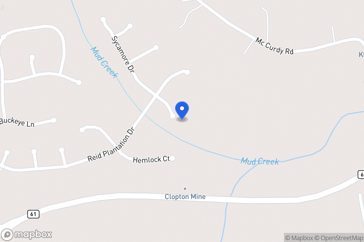 Map of 739 Sycamore Dr