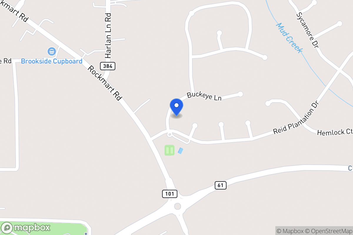 Map of 1003 Buckeye Ln