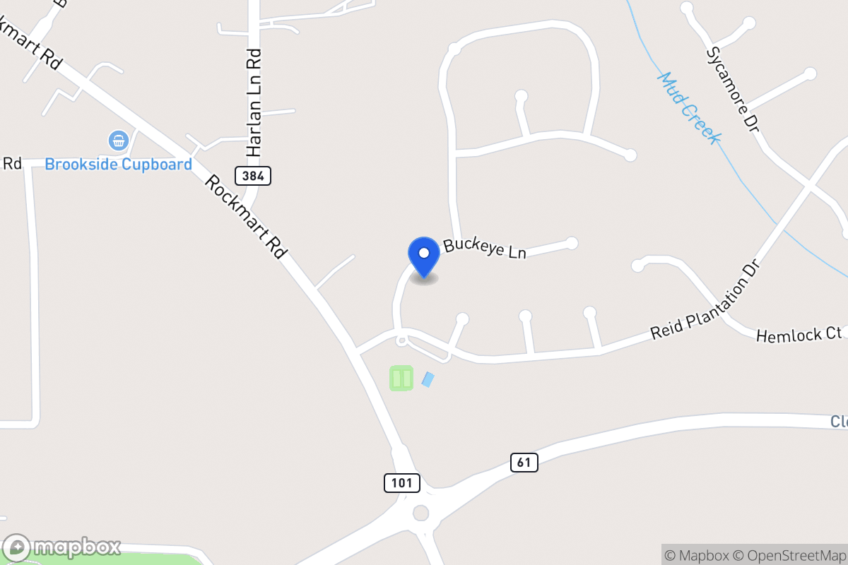 Map of 1005 Buckeye Ln