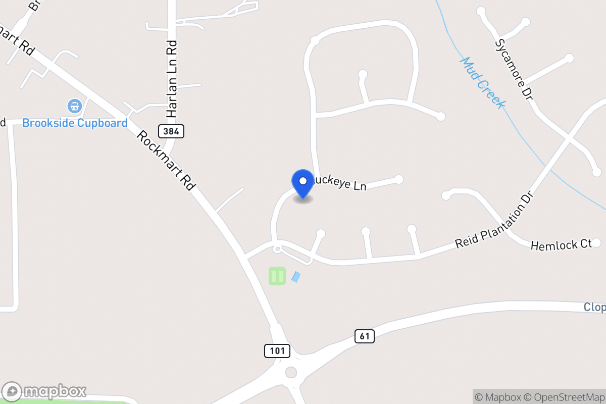 Map of 1007 Buckeye Ln