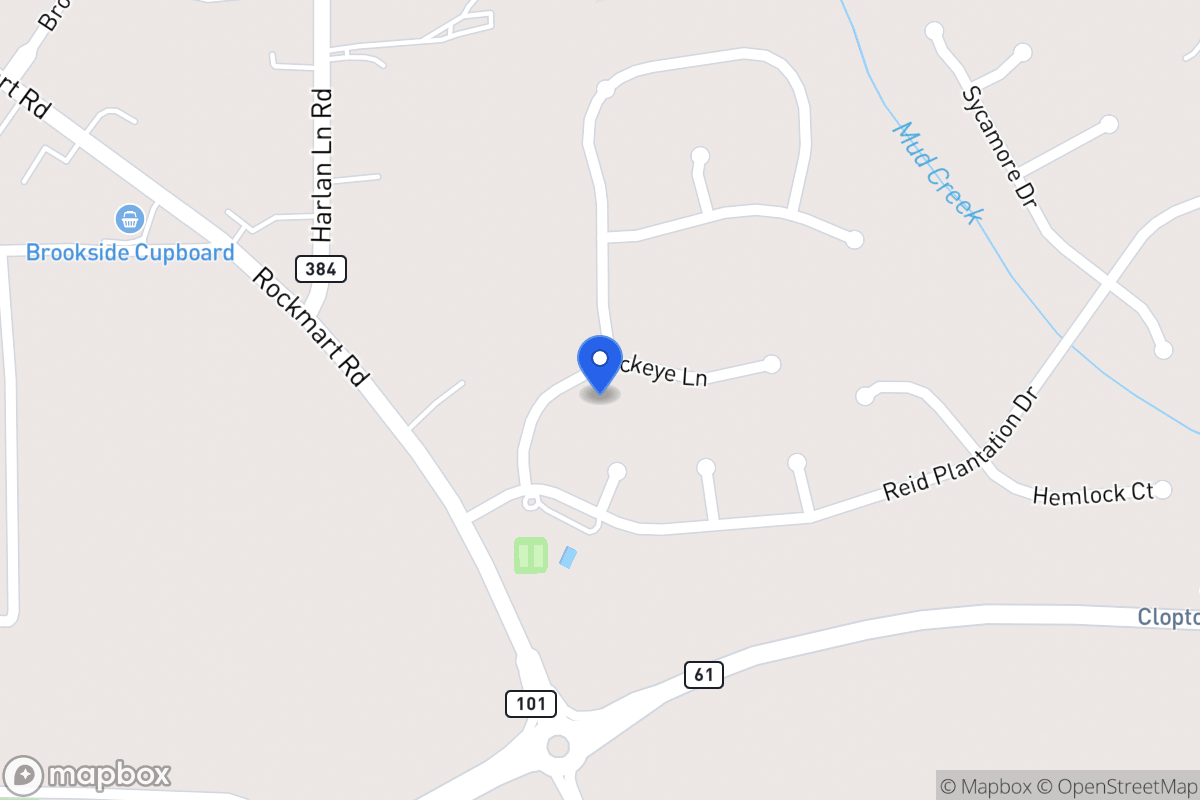 Map of 1009 Buckeye Ln