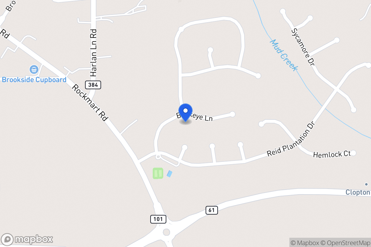 Map of 1011 Buckeye Ln