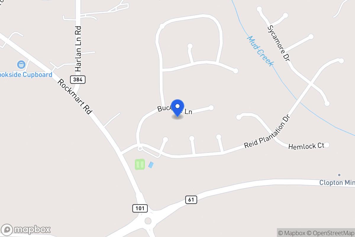 Map of 1015 Buckeye Ln