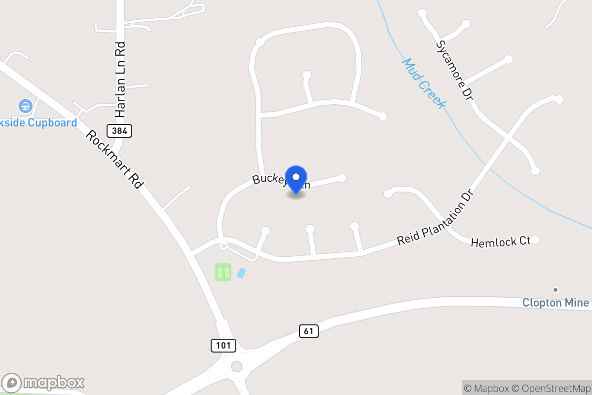 Map of 1017 Buckeye Ln