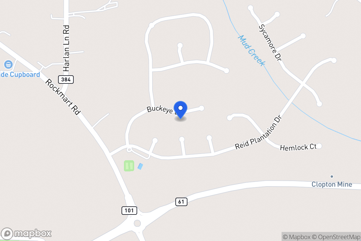 Map of 1019 Buckeye Ln