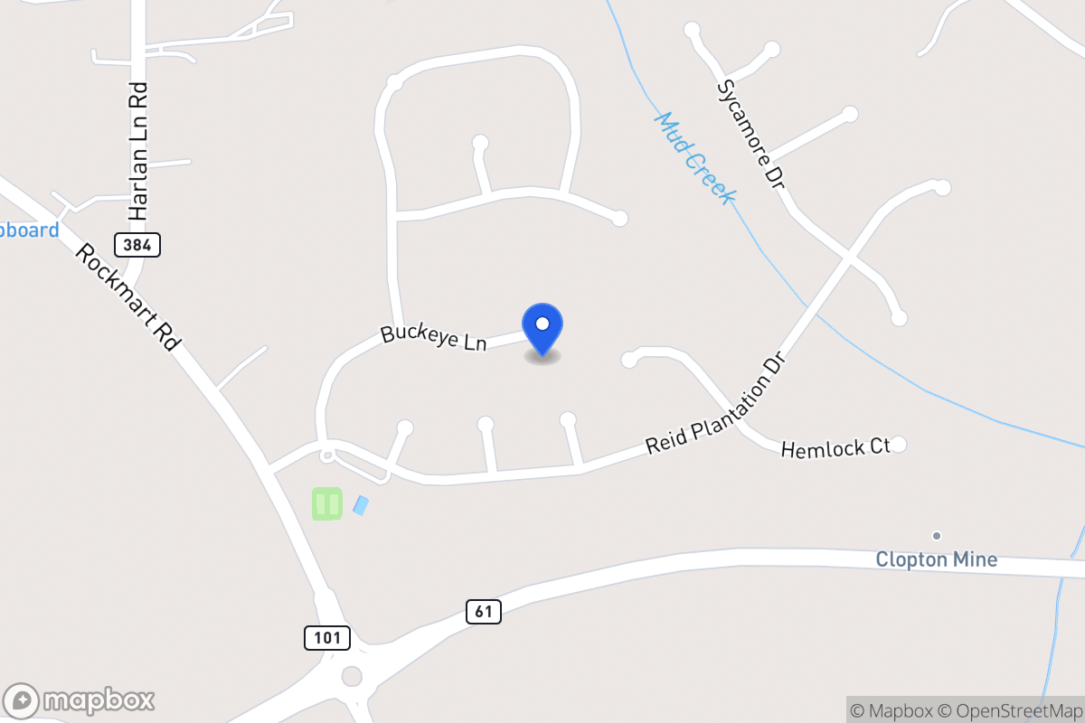 Map of 1025 Buckeye Ln