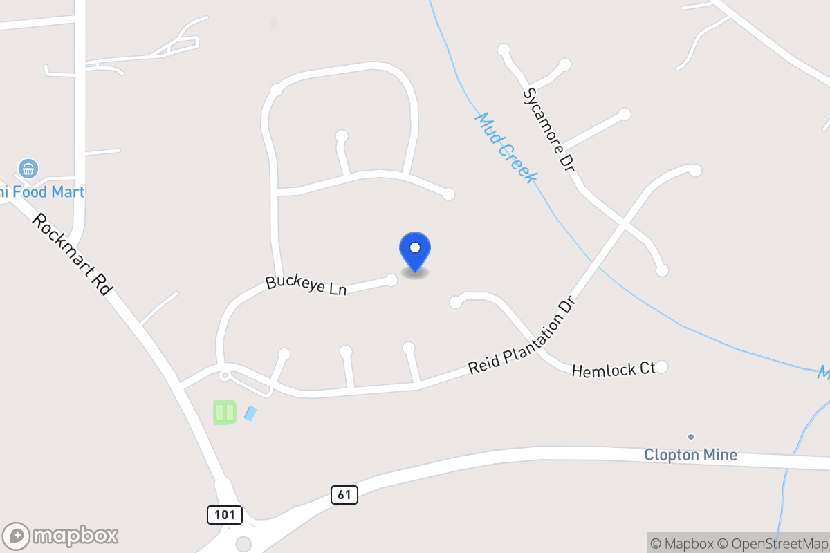 Map of 1028 Buckeye Ln