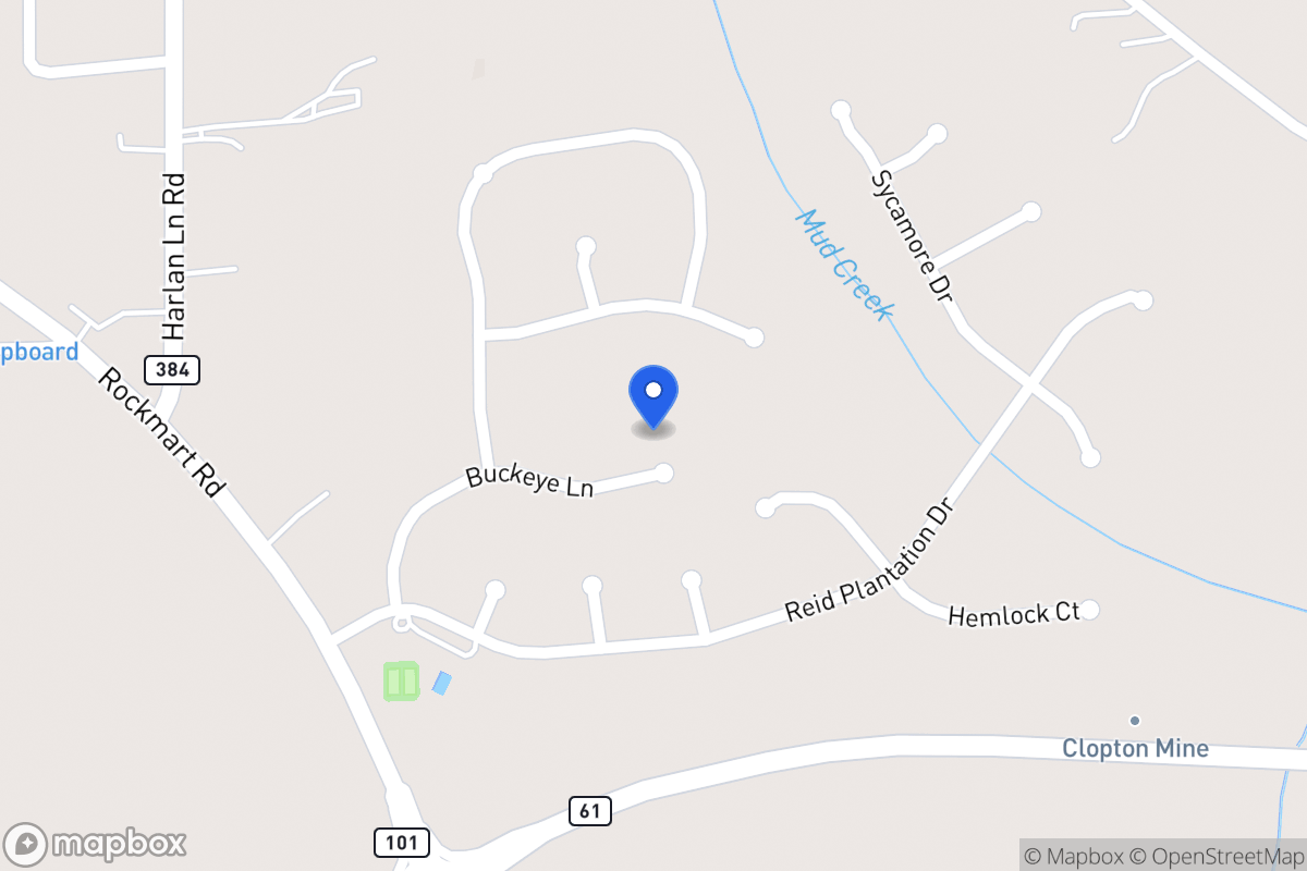 Map of 1024 Buckeye Ln