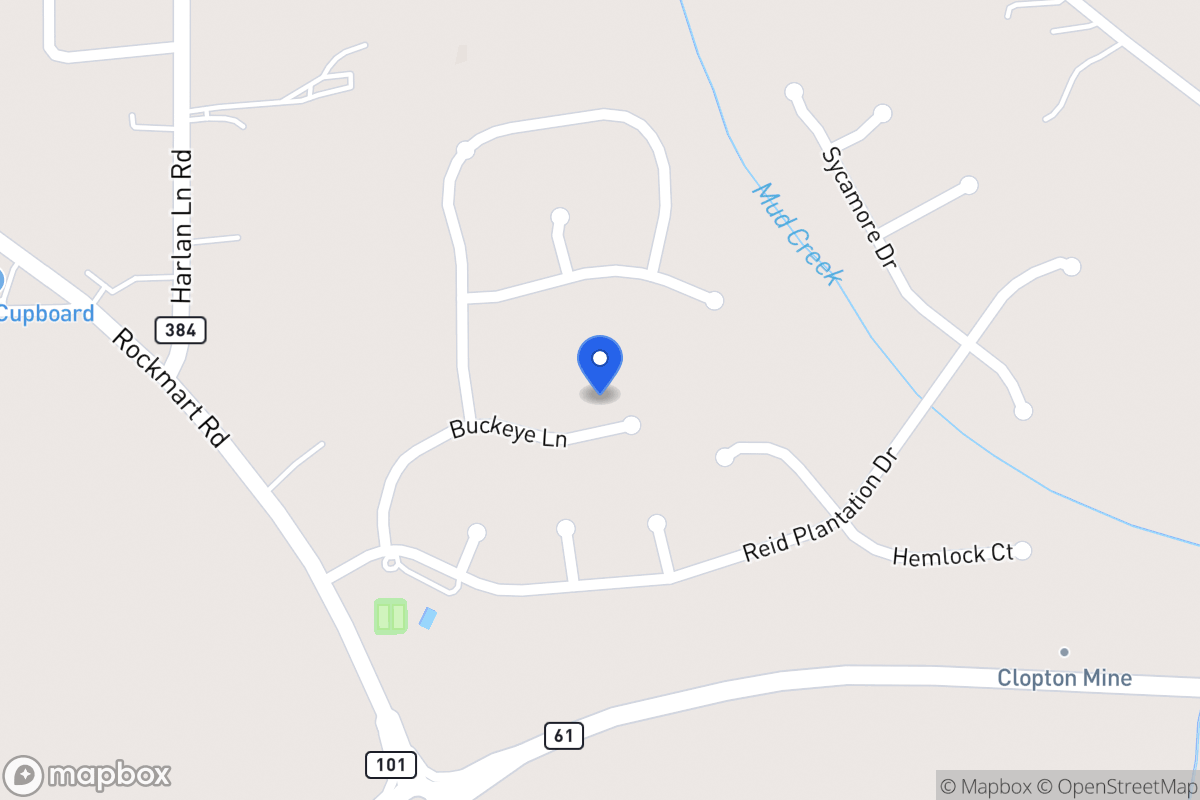 Map of 1022 Buckeye Ln