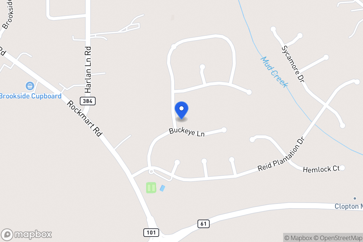 Map of 1012 Buckeye Ln