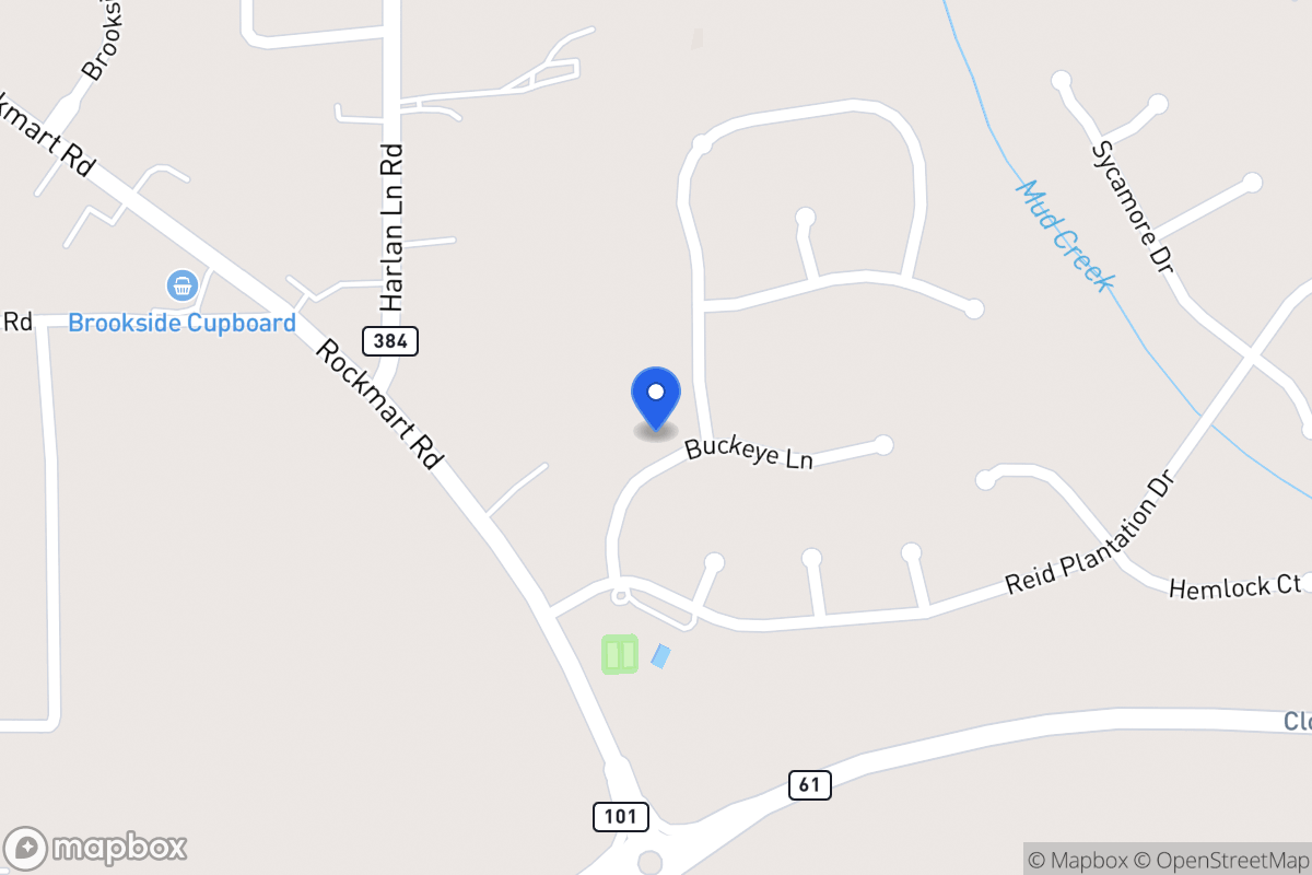 Map of 1008 Buckeye Ln