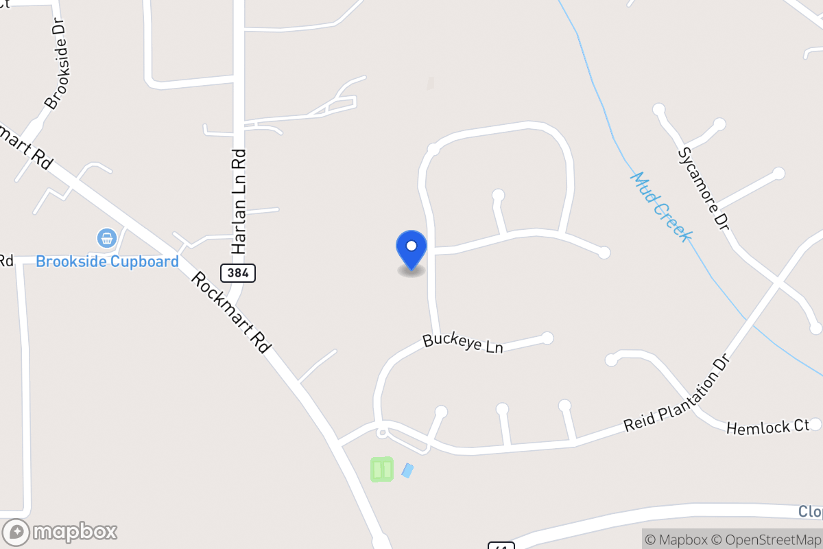 Map of 1106 Red Bud Cir