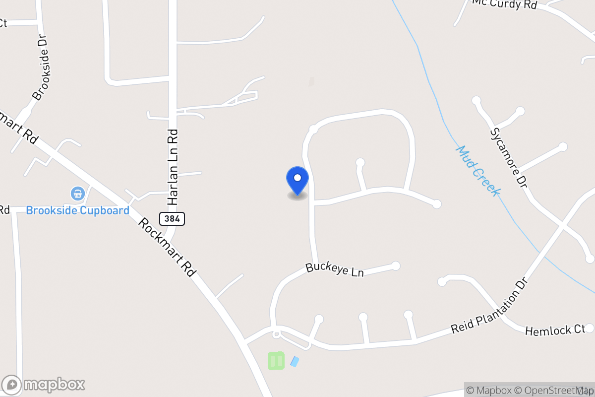 Map of 1110 Red Bud Cir