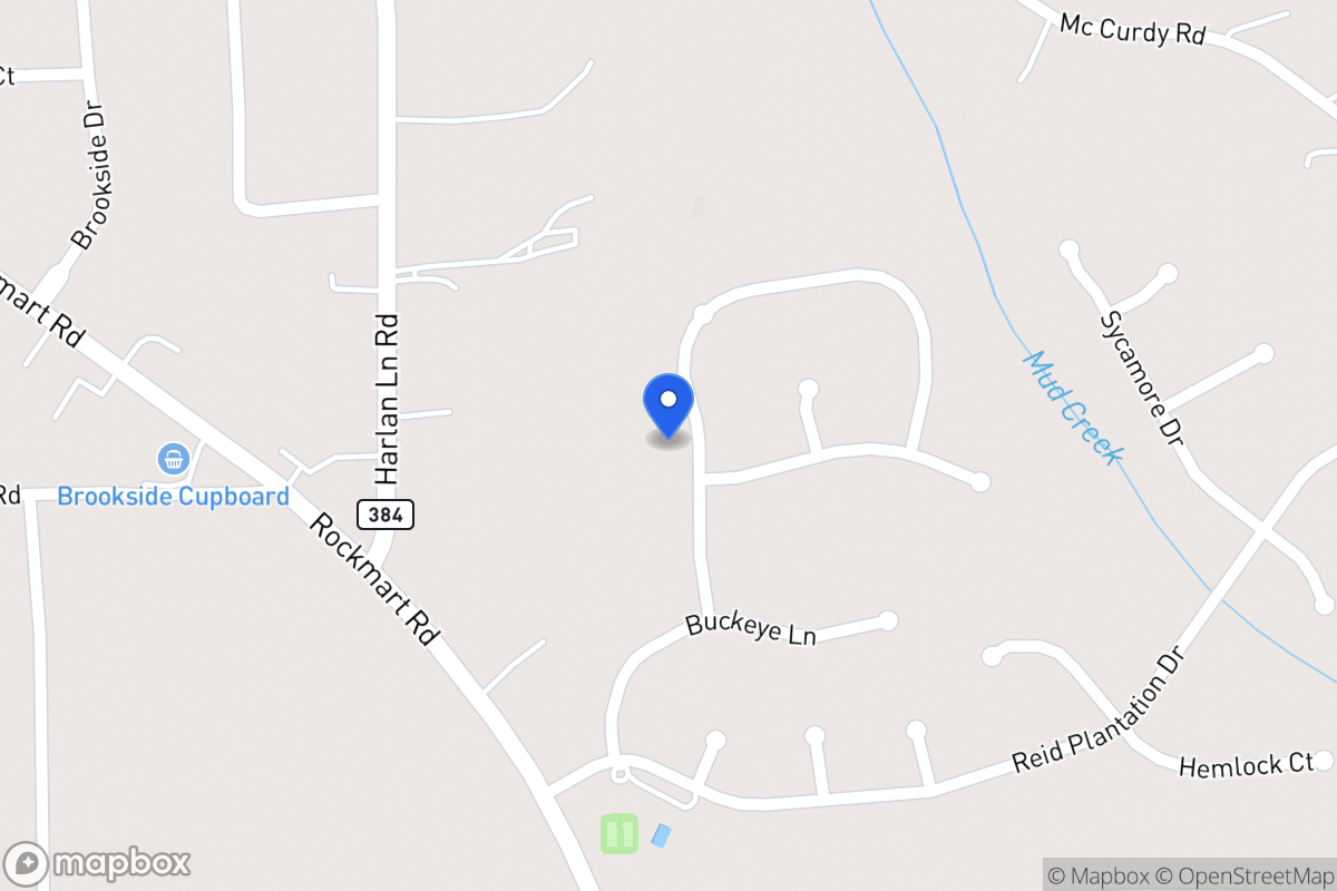 Map of 1112 Red Bud Cir