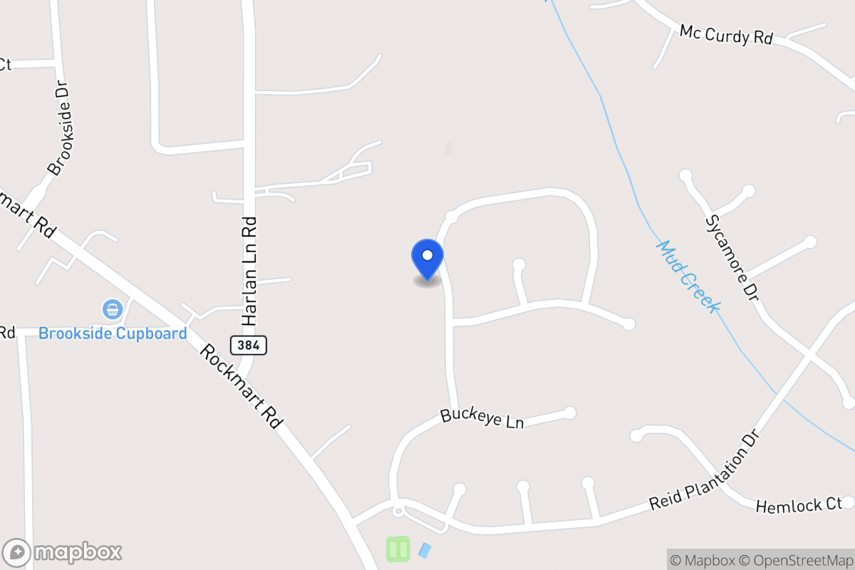 Map of 1114 Red Bud Cir