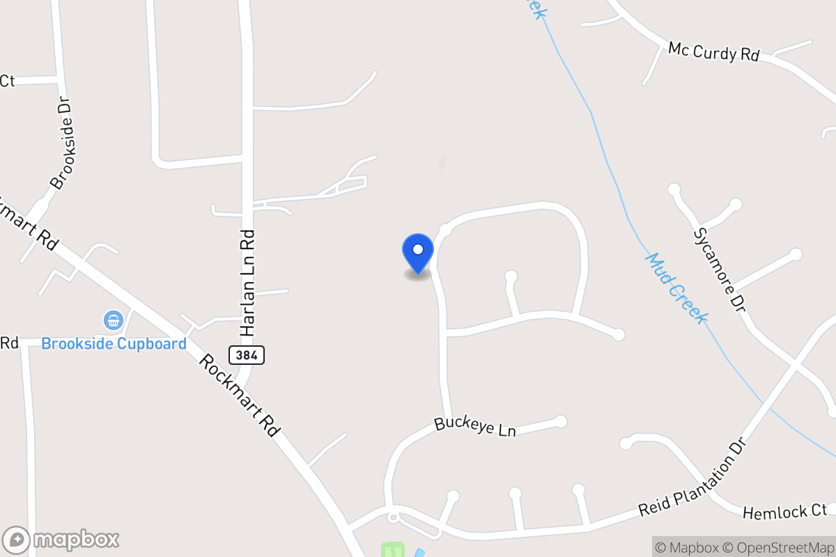 Map of 1116 Red Bud Cir