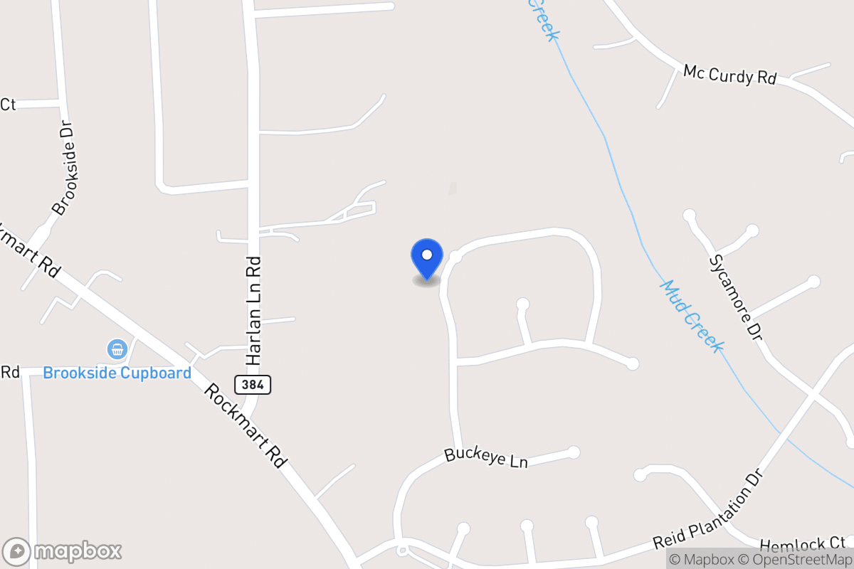 Map of 1118 Red Bud Cir