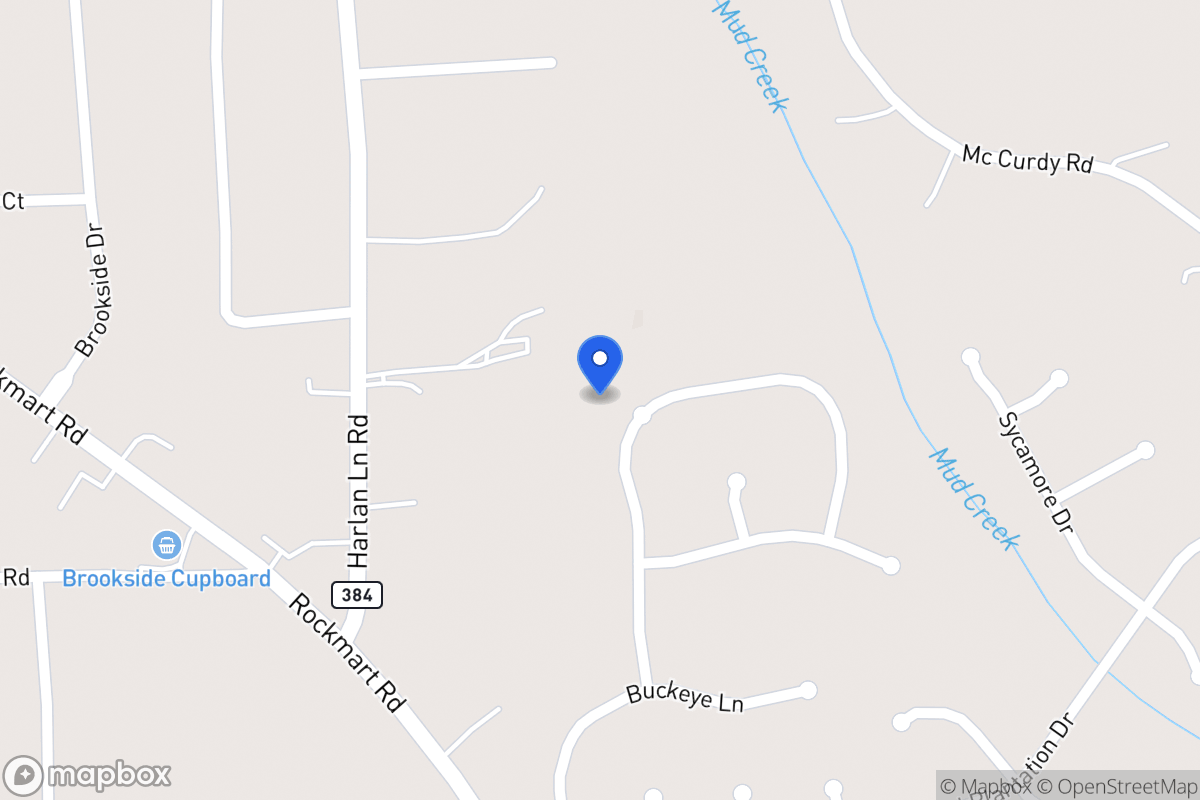 Map of 1122 Red Bud Cir